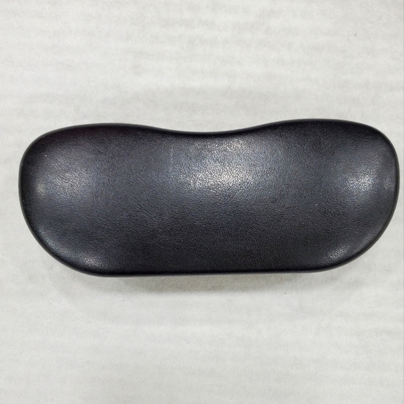 Ray Ban glasses case and cleaning cloth black with gray velvet lining - Picture 2 of 9
